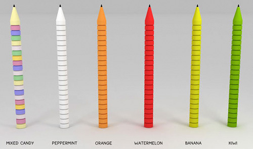 قلم قابل للأكل - [غرائب أخرى]  Edible_pens2